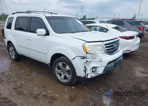2012 Honda Pilot Ex-L from USA, damaged, VIN 5FNYF4H56CB049766
